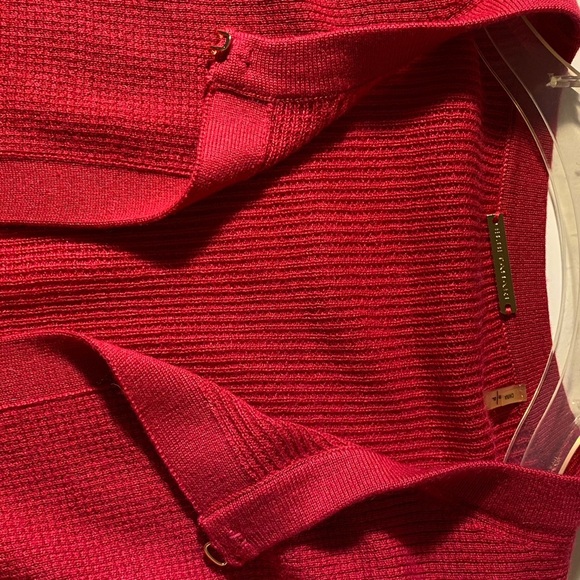 ELIE TAHARI Fuchsia Knit Cashmere & Silk Cardigan Petite Small - Picture 10 of 10